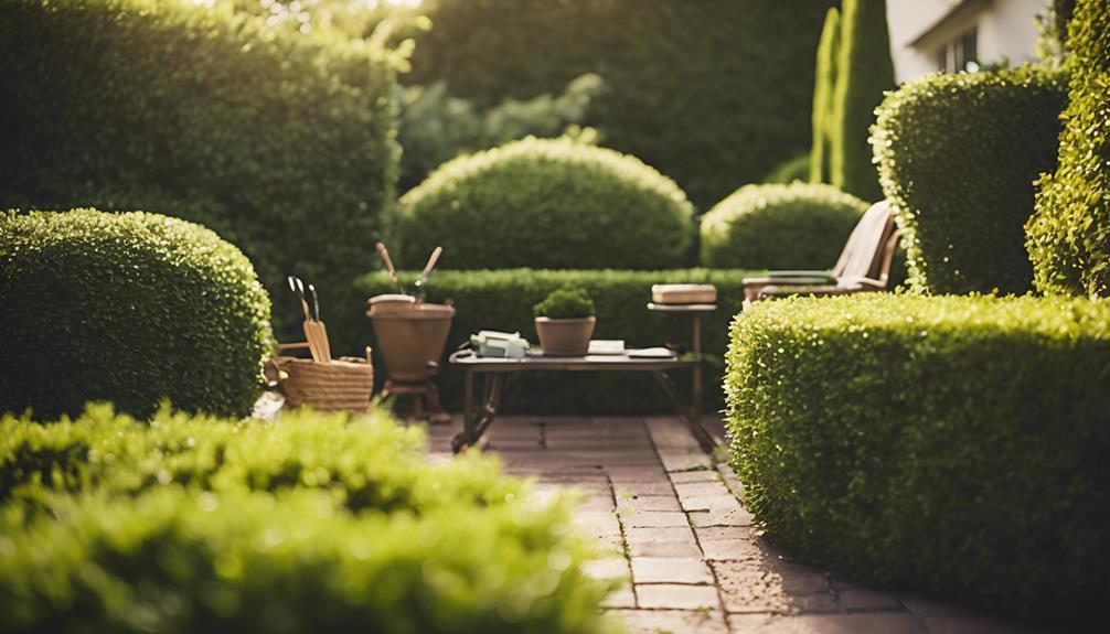 encouraging healthy hedge growth